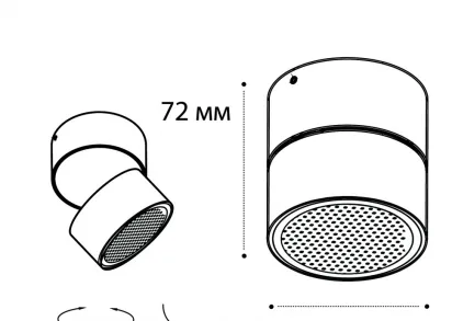 Светодиодный спот Italline IT02-005 white 3000K