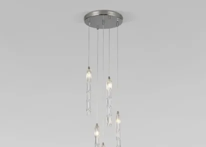 Подвесная люстра Eurosvet Lynn 50381/5 хром