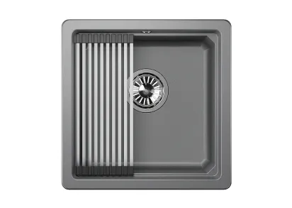 Кухонная мойка Granula Kitchen Space 45 4501U цвет Алюминиум