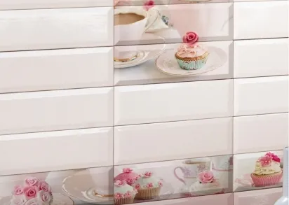 Плитка Monocolor Naranja Biselado Brillo 10х20