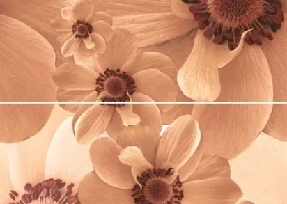 Плитка Pastel Панно P2-3D124 30х40 (комплект 2шт)