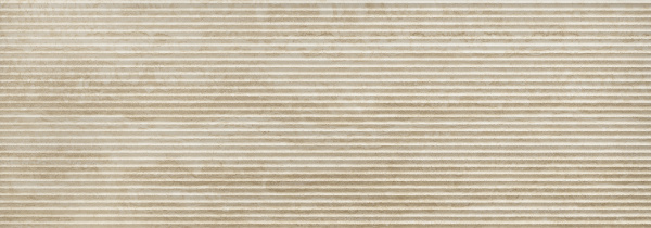 Плитка RCUT Travertino Wall Struttura 3D Pli Vein Beige Rett 40x120