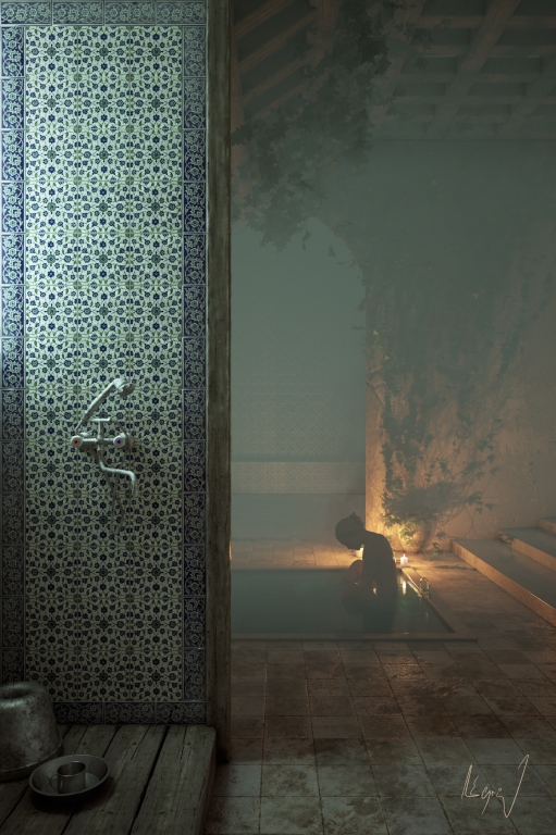 Плитка E00855T10010 Zina Bleu Allege 20x20