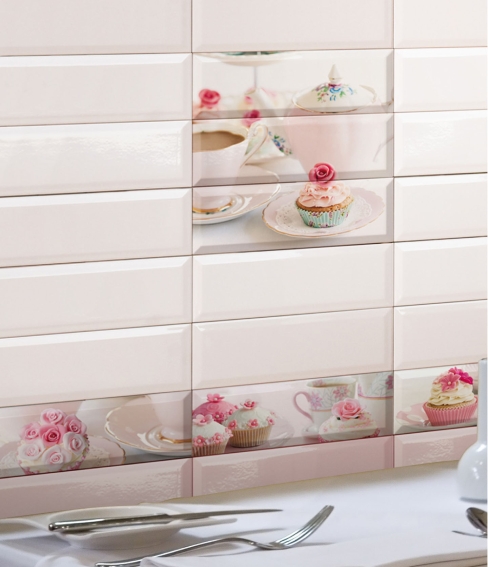 Плитка Monocolor Naranja Biselado Brillo 10х20